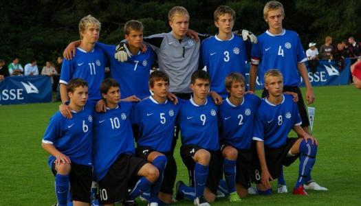 Eesti U-17 rahvuskoondise kogunemine