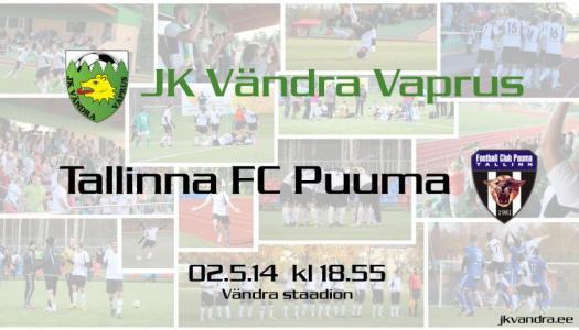 OTSE: JK Vändra Vaprus - Tallinna FC Puuma